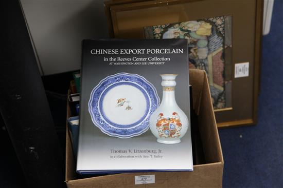 Seven reference books on Chinese Export ceramics,